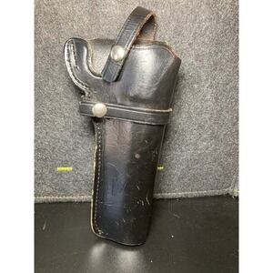 Smith & Wesson B21 26 Vintage Black Leather Duty Holster Right Hand OWB 10in